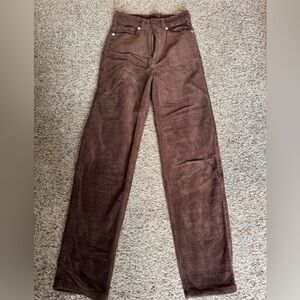 Monki Brown Corduroy Pants